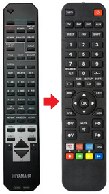 CDR-D651 YAMAHA afstandsbediening - productfoto