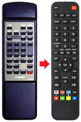 CDR1000 YAMAHA afstandsbediening - productfoto