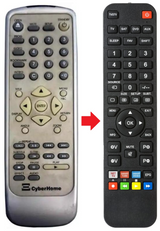 CH-DVD412 CYBERHOME afstandsbediening - productfoto