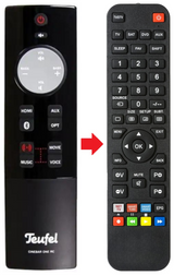 CINEBAR-ONE TEUFEL afstandsbediening - productfoto