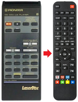 CLD-1200 PIONEER afstandsbediening - productfoto