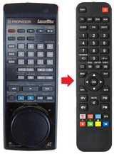 CLD-2850 PIONEER afstandsbediening - productfoto