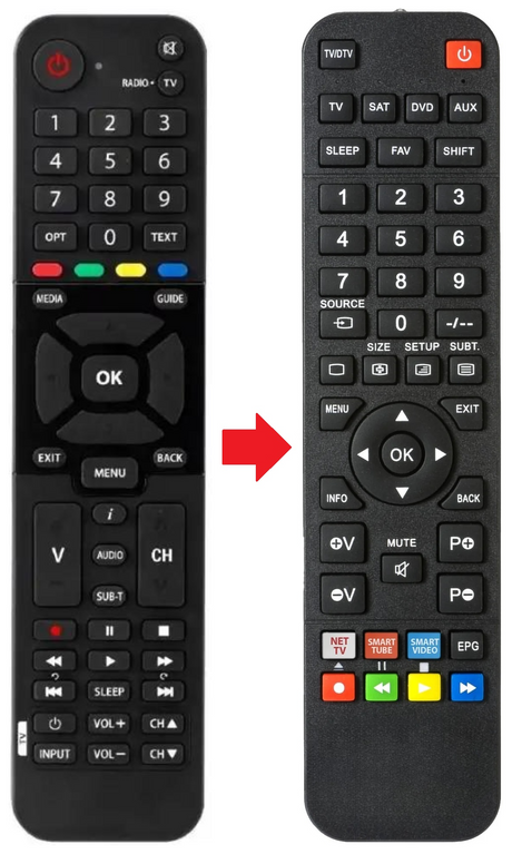 CO1300-HD KAON afstandsbediening - productfoto