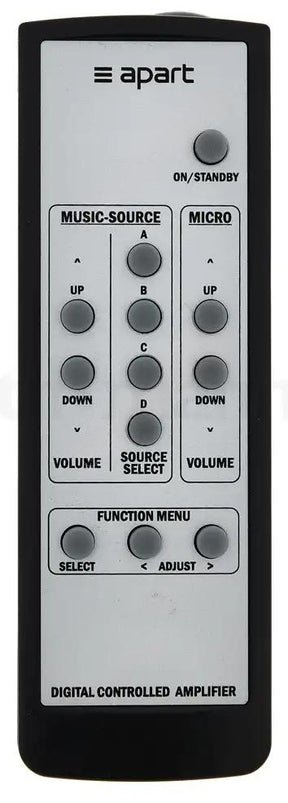 CONCEPT APART AUDIO afstandsbediening
