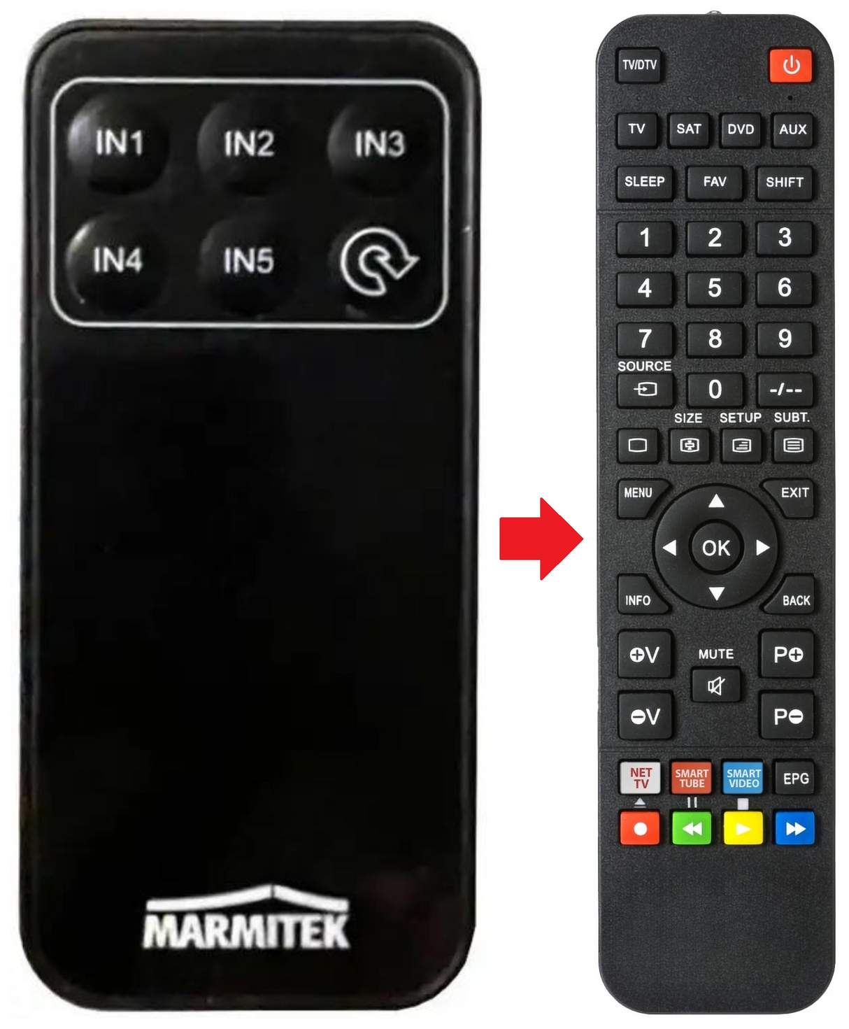 CONNECT-350UHD MARMITEK afstandsbediening - productfoto