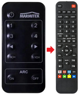 CONNECT421 MARMITEK afstandsbediening - productfoto