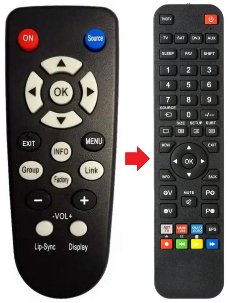CPLINEAV-HD CGV afstandsbediening - productfoto