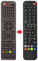 CR-TV40800 CRANKER afstandsbediening - productfoto