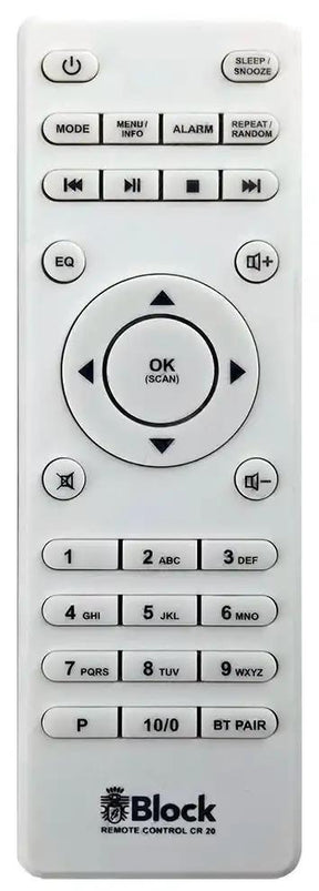 CR20 AUDIOBLOCK afstandsbediening