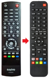CS-90283U SANYO afstandsbediening - productfoto