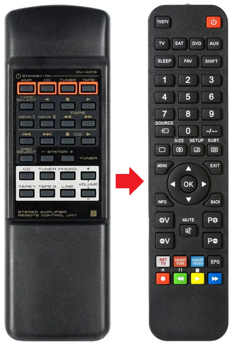 CU-A013 PIONEER afstandsbediening - productfoto