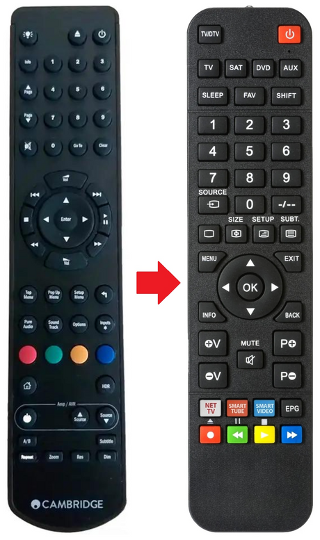 CXUHD CAMBRIDGE AUDIO afstandsbediening - productfoto