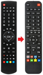 Afstandsbediening geschikt voor TELEFUNKEN D32H125A3 productfoto