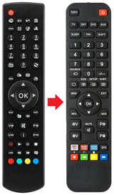 Afstandsbediening geschikt voor TELEFUNKEN D32H125A3 productfoto