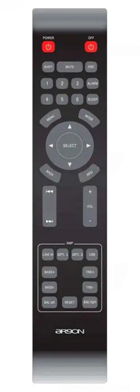 DA2V2 ARGON AUDIO afstandsbediening