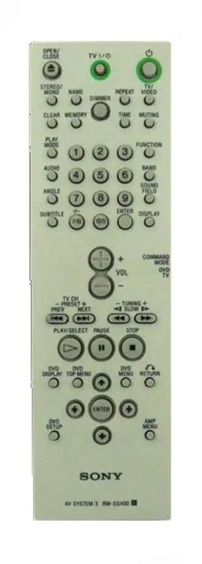 DAV-S400 SONY afstandsbediening