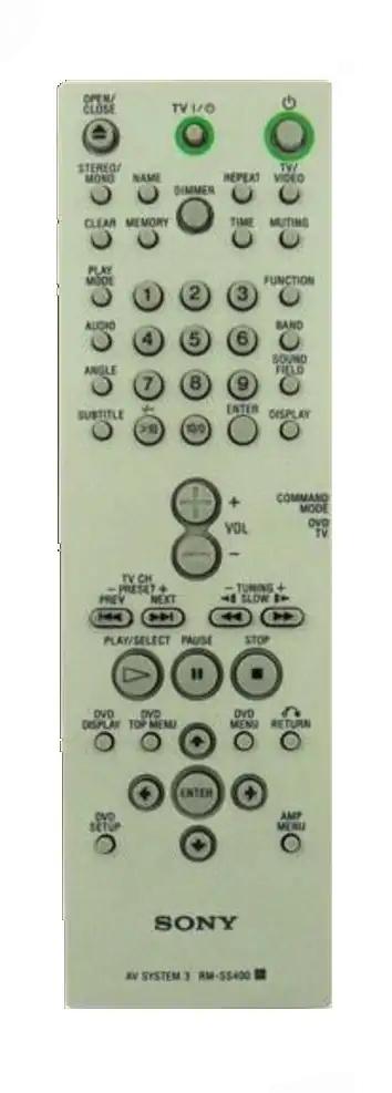 DAV-S400 SONY afstandsbediening