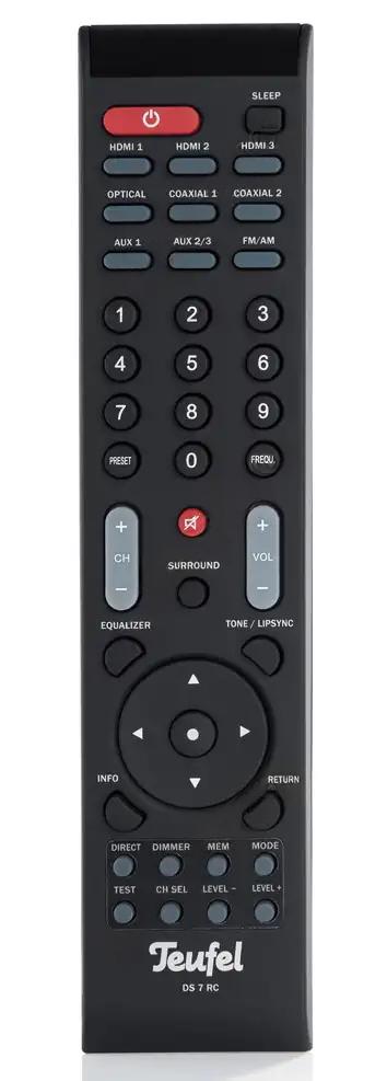 DECODERSTATION7 TEUFEL afstandsbediening