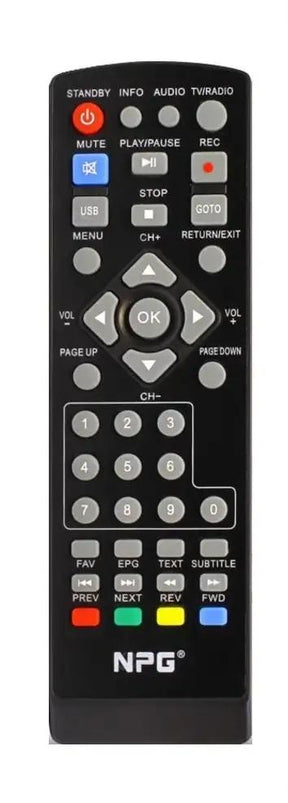 DHT318M NPG afstandsbediening