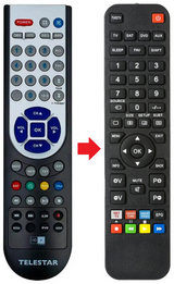DIGIO20-HD TELESTAR afstandsbediening - productfoto