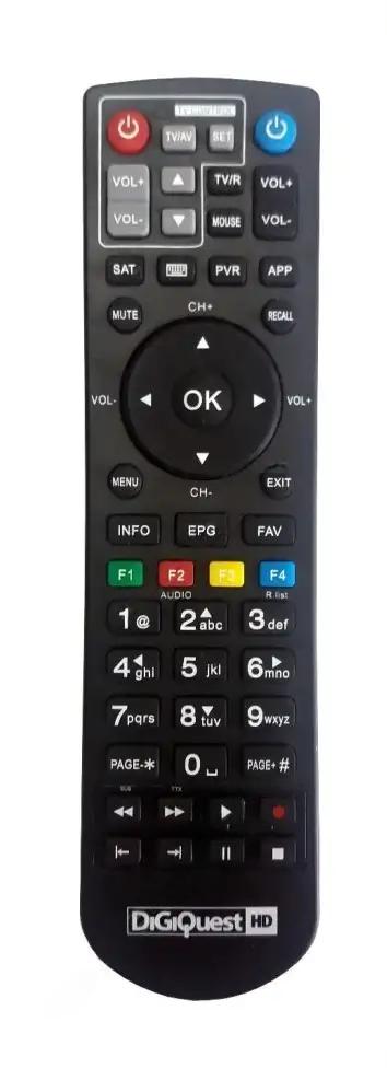 DIGIQUEST-HD DIGIQUEST afstandsbediening
