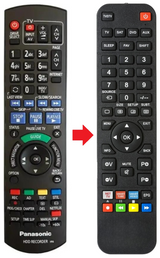 DMR-HWT130 PANASONIC afstandsbediening - productfoto