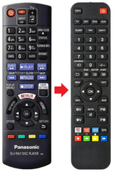 DP-UB824 PANASONIC afstandsbediening - productfoto