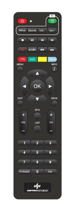 DPS102TV DIPROGRESS afstandsbediening
