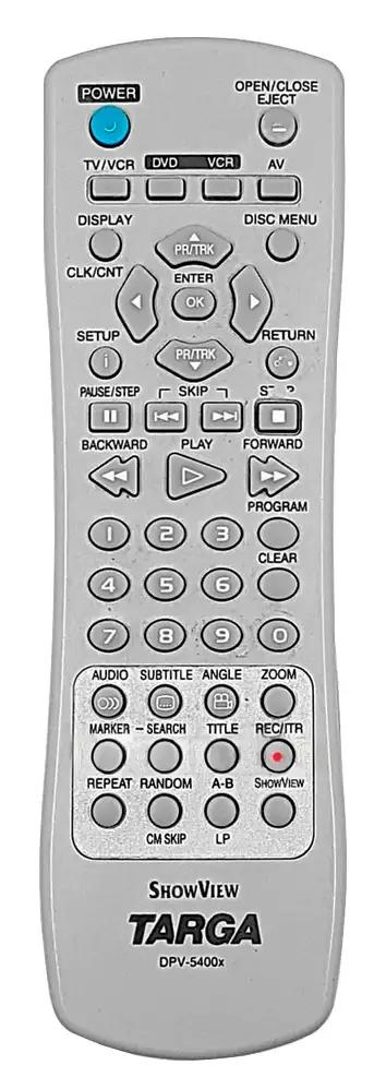 DPV-5400X TARGA afstandsbediening