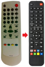 DSL20D1T DAEWOO afstandsbediening - productfoto