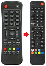 DSR1032 IRRADIO afstandsbediening - productfoto