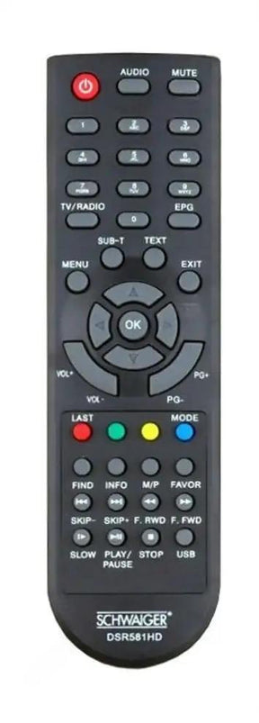 DSR581HD SCHWAIGER afstandsbediening