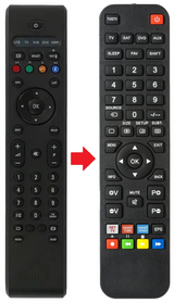 DSR9004 PHILIPS afstandsbediening - productfoto