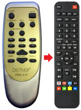 DSS410 DENVER afstandsbediening - productfoto