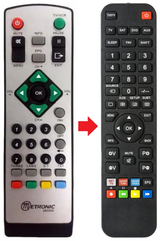 DT201U AMTC afstandsbediening - productfoto