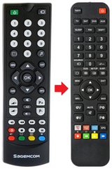 DT570PB SAGEMCOM afstandsbediening - productfoto