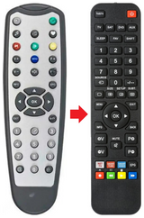 DT85N-HD SAGEMCOM afstandsbediening - productfoto