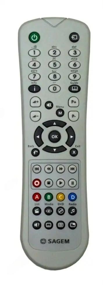 DTR84250T-HD SAGEMCOM afstandsbediening