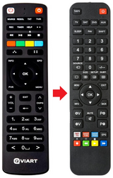 DUAL-4K QVIART afstandsbediening - productfoto