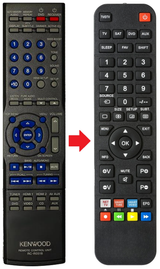 DV-H450 SHARP afstandsbediening - productfoto