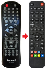 DV368-HDMI TAMASHI afstandsbediening - productfoto