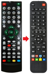 DVB-T-KUAT-V3 I JOY afstandsbediening - productfoto