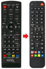 DVB-T2 MEIQ afstandsbediening - productfoto