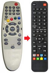 DVB4200 AXIL afstandsbediening - productfoto