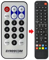 DVBT-STICK FREECOM afstandsbediening - productfoto