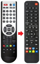 DVBT9994Z UNITED afstandsbediening - productfoto