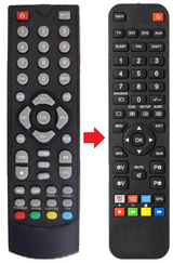DVBT TREVI afstandsbediening - productfoto