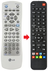DVC5930 LG afstandsbediening - productfoto