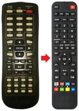 DVD-838 AMSTRAD afstandsbediening - productfoto
