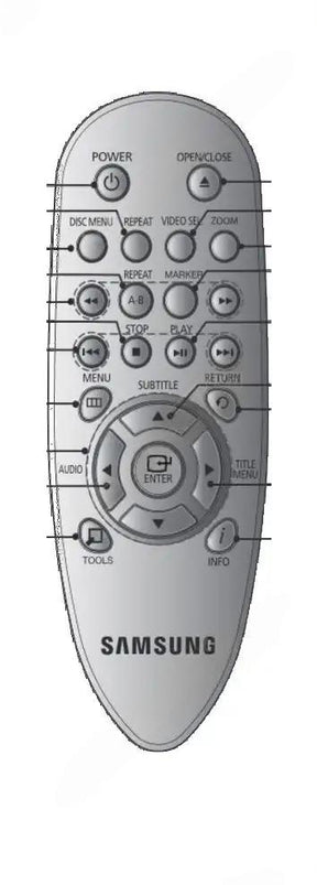 DVD-E350 SAMSUNG afstandsbediening